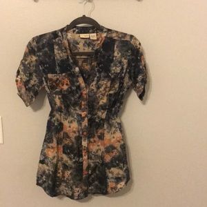 Adorable Daytrip Tie-dye Blouse